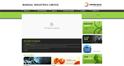 Desktop Screenshot of mangalltd.com